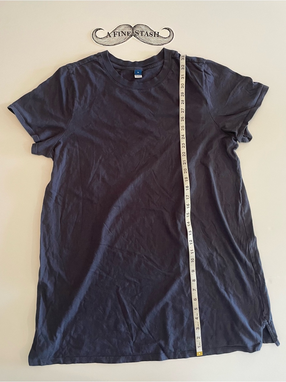 Old Navy Blue Navy T Shirt Dress Crew Neck Short Sleeve Sz XL - Picture 2 of 4
